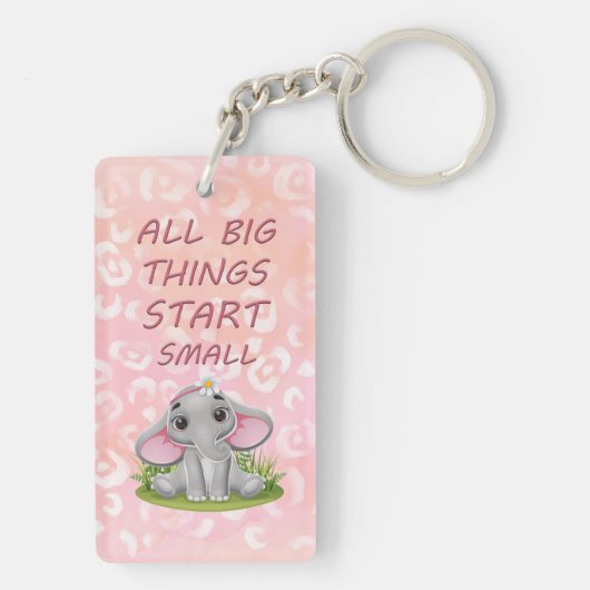 Akryllischer Schlüsselanhänger, Rechteck (beidseit Schlüsselanhänger (Rückseite)