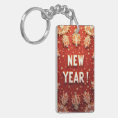 Akryllischer Schlüsselanhänger, Rechteck (beidseit Schlüsselanhänger (Vorderseite links)