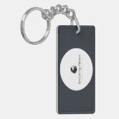 Akryllischer Schlüsselanhänger, Rechteck (beidseit Schlüsselanhänger (Vorderseite links)