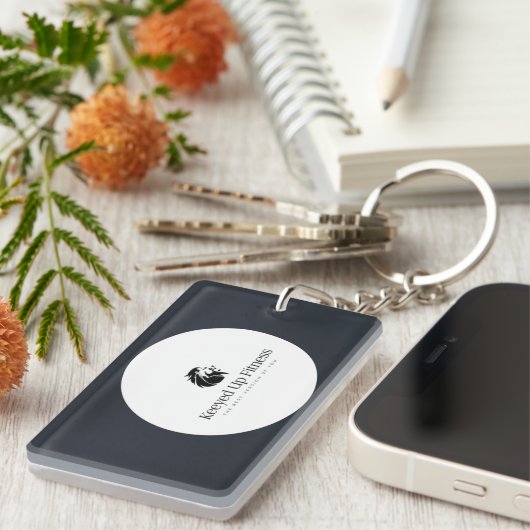 Akryllischer Schlüsselanhänger, Rechteck (beidseit Schlüsselanhänger (Vorderseite rechts)