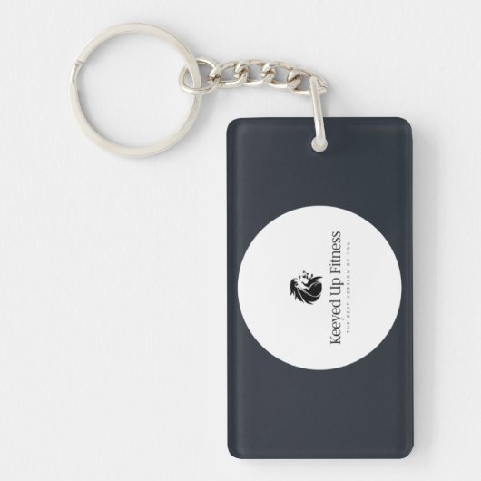 Akryllischer Schlüsselanhänger, Rechteck (beidseit Schlüsselanhänger (Vorderseite)