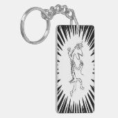 Akryllischer Schlüsselanhänger, Rechteck (beidseit Schlüsselanhänger (Vorderseite links)