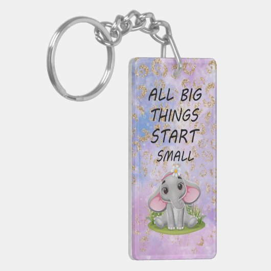 Akryllischer Schlüsselanhänger, Rechteck (beidseit Schlüsselanhänger (Vorderseite links)