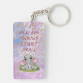 Akryllischer Schlüsselanhänger, Rechteck (beidseit Schlüsselanhänger (Rückseite)