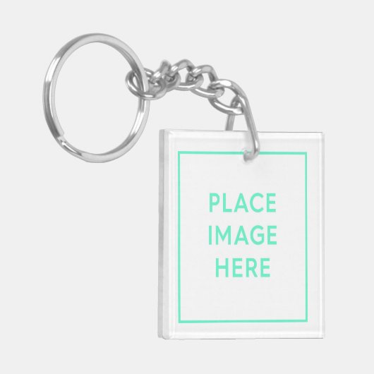 Akryllischer Schlüsselanhänger - Souvenir-Geschenk (Vorderseite links)