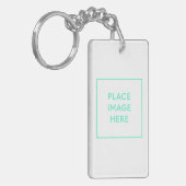 Akryllischer Schlüsselanhänger - Souvenir-Geschenk (Vorderseite links)