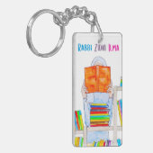 Akryllischer Schlüsselanhänger von Rand - Rabbi Zi (Vorderseite links)