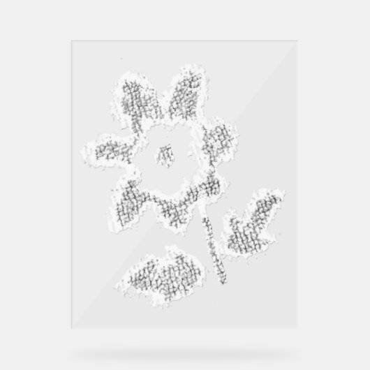 Akryllischer Signature ART DESIGN STIL Acrylschild (Vorderseite)