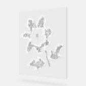 Akryllischer Signature ART DESIGN STIL Acrylschild (Winkel)