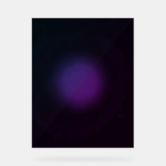 Akryllischer Signature ART DESIGN STIL Acrylschild (Vorderseite)