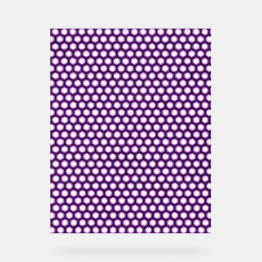 Akryllischer Signature ART DESIGN STIL Acrylschild (Vorderseite)