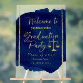 Akryllisches Begrüßungszeichen für das Party | Abs Acrylschild (Neutral)