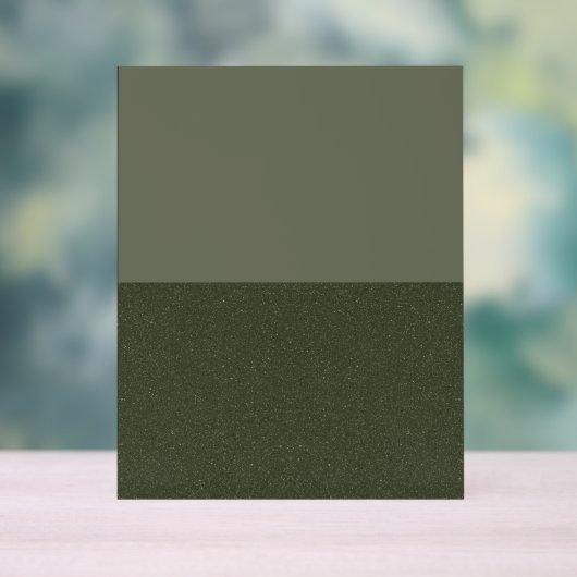 Akryllisches Moss-Logo für grünes Duo-Panel - indi Acrylschild (Neutral)