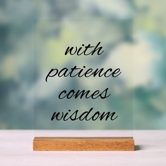 Akryllisches Zeichen Acrylschild (Neutral)