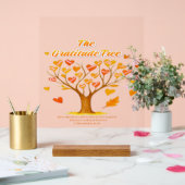 Akryllisches Zeichen "Dankeschön Tree" Acrylschild (Hochzeit)