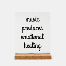 Akryllisches Zeichen zur emotionalen Heilung