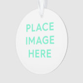 Akrylornament, Kreis Ornament (Vorderseite)