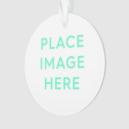 Akrylornament, Kreis Ornament (Vorderseite)