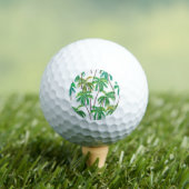 Akrylpalmen: Sommer Textilien Textur. Golfball (Insitu T-Shirt)