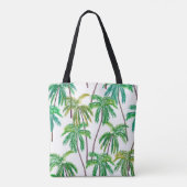 Akrylpalmen: Sommer Textilien Textur. Tasche (Rückseite)