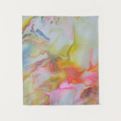 Akrylpour perfekt gemischt Pastellfarbe Wandteppich (Vorderseite)