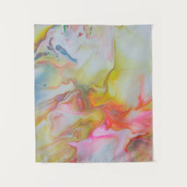 Akrylpour perfekt gemischt Pastellfarbe Wandteppich