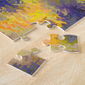 Akrylpur, Bronze, Gold, Schwarz, Kristalle / Puzzle (Seite)