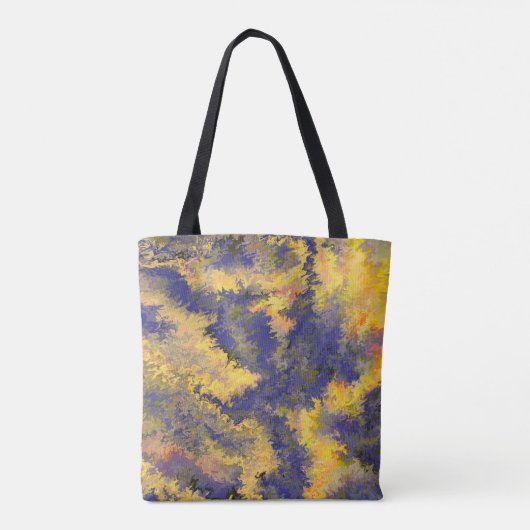 Akrylpur, Bronze, Gold, Schwarz, Kristalle / Tasche (Rückseite)