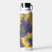 Akrylpur, Bronze, Gold, Schwarz, Kristalle / Trinkflasche (Rückseite)