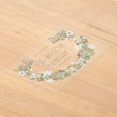 Akrylsage Save the Date Hochzeitsankündigung Acryleinladungen (Ablage )