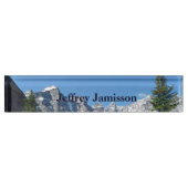 Akrylschreibplatte, Gebirge, Personalisiert Namensplakette (Vorderseite)