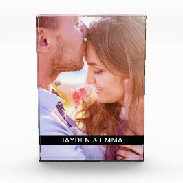 Akrylsperren Sie Ihr Foto und Text