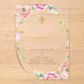 Akryltaufe Acryleinladungen (Vorderseite)