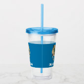 Akryltumbler mit der Flagge von Oklahoma Acryltrinkbecher (Rechts)