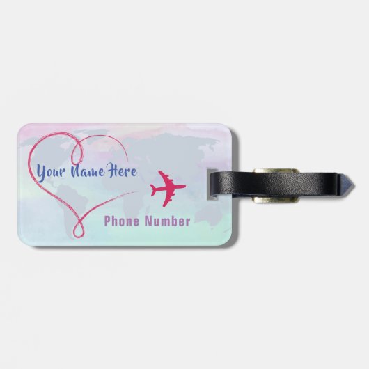 Akrylücksichtgerät Gepäckanhänger (Rückseite horizontal)