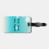 Akrylücksichtgerät Gepäckanhänger (Rückseite horizontal)