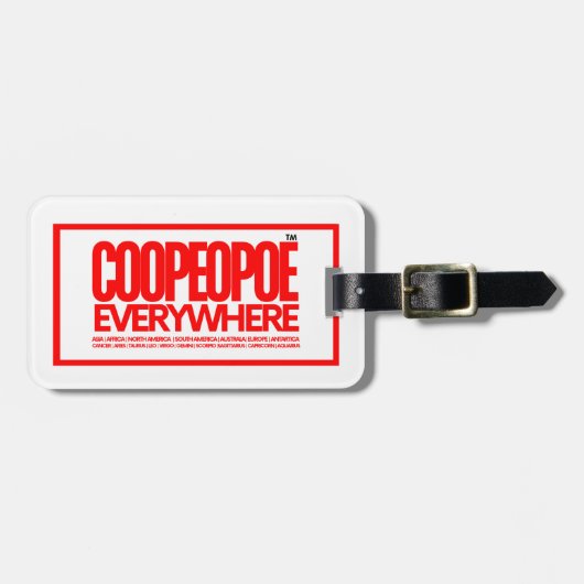 Akrylücksichtgerät Gepäckanhänger (Vorderseite horizontal)