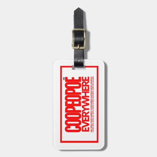 Akrylücksichtgerät Gepäckanhänger (Vorderseite vertikal)