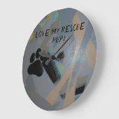 Akryluhr Große Wanduhr (Winkel)