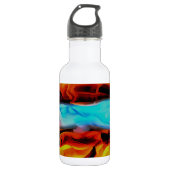 Akrylus Abstrakte Heißkalt- und Kaltelemente Edelstahlflasche (Vorderseite)