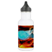 Akrylus Abstrakte Heißkalt- und Kaltelemente Edelstahlflasche (Rechts)