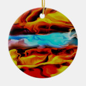 Akrylus Abstrakte Heißkalt- und Kaltelemente Keramik Ornament (Vorne)