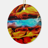 Akrylus Abstrakte Heißkalt- und Kaltelemente Keramik Ornament (Links)