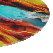 Akrylus Abstrakte Heißkalt- und Kaltelemente Schneidebrett (Ecke)