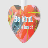 Akrylverzierung mit abstrakter Originalkunst Ornament (Vorderseite)