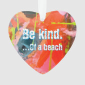 Akrylverzierung mit abstrakter Originalkunst Ornament (Vorderseite)