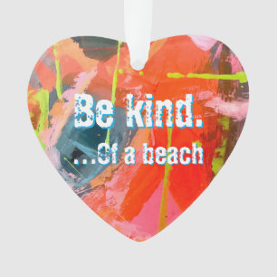 Akrylverzierung mit abstrakter Originalkunst Ornament