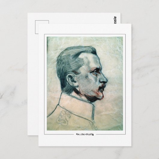 Akseli Gallen-Kallela #487 - Fine Art Postcard Postkarte (Vorne/Hinten)