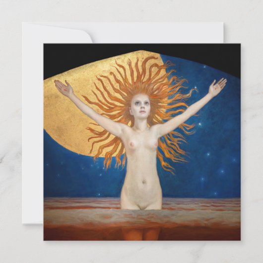 Akseli Gallen-Kallela - Ad Astra Dankeskarte (Vorderseite)