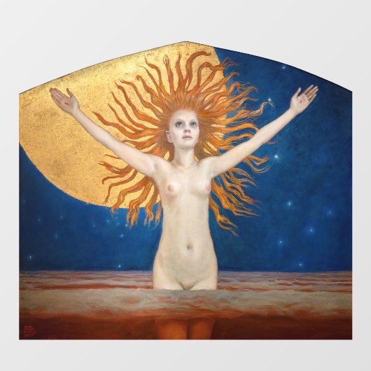 Akseli Gallen-Kallela - Ad Astra Fensteraufkleber (Blatt)